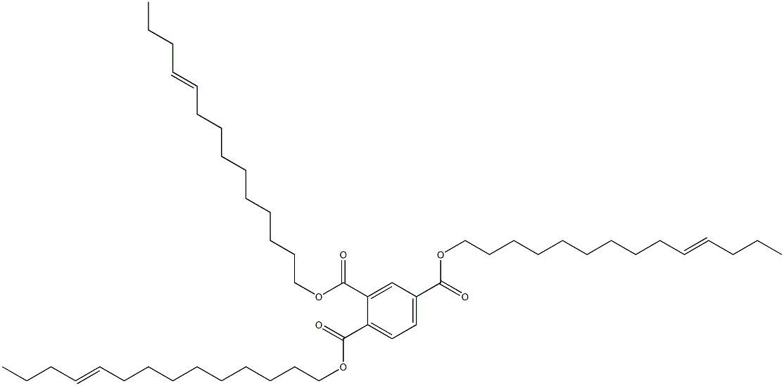 1,2,4-Benzenetricarboxylic acid tri(10-tetradecenyl) ester Struktur