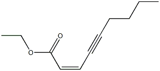 (Z)-2-Nonen-4-ynoic acid ethyl ester Struktur