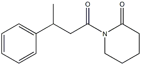 1-(3-Phenylbutyryl)piperidin-2-one Struktur