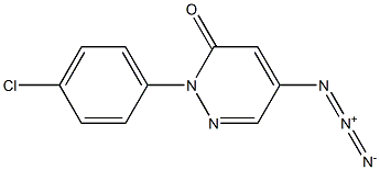 5-Azido-2-(4-chlorophenyl)pyridazin-3(2H)-one Struktur