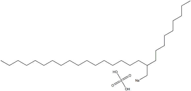 Sulfuric acid 2-nonylnonadecyl=sodium salt Struktur