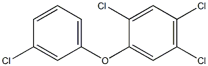 2,4,5-Trichlorophenyl 3-chlorophenyl ether Struktur