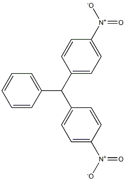 Bis(4-nitrophenyl)phenylmethane Struktur