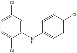 2,5-Dichlorophenyl 4-chlorophenylamine Struktur