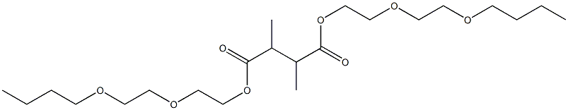 Butane-2,3-dicarboxylic acid bis[2-(2-butoxyethoxy)ethyl] ester Struktur