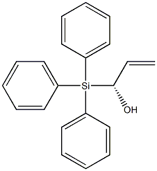 (R)-3-(Triphenylsilyl)-1-propen-3-ol Struktur