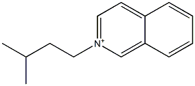 2-(3-Methylbutyl)isoquinolin-2-ium Struktur