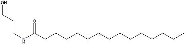 N-(3-Hydroxypropyl)pentadecanamide Struktur