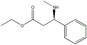 [R,(+)]-3-(Methylamino)-3-phenylpropionic acid ethyl ester Struktur