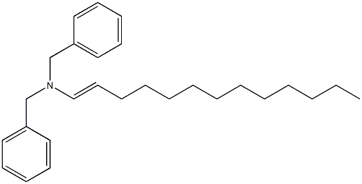 (1-Tridecenyl)dibenzylamine Struktur