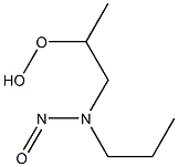 2-Hydroperoxypropylpropylnitrosamine Struktur