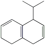 1,4,5,6-Tetrahydro-1-isopropylnaphthalene Struktur