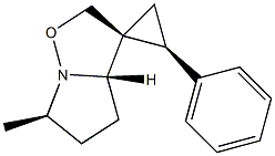 (3S,3aS,6R,2'S)-6-Methyl-2'-phenyl-3a,4,5,6-tetrahydrospiro[pyrrolo[1,2-b]isoxazole-3(2H),1'-cyclopropane] Struktur