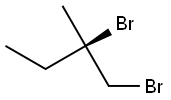 [R,(-)]-1,2-Dibromo-2-methylbutane Struktur