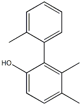 3,4-Dimethyl-2-(2-methylphenyl)phenol Struktur