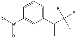 2-(3-Nitrophenyl)-3,3,3-trifluoro-1-propene Struktur