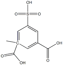 5-Sulfoisophthalic acid 3-methyl ester Struktur