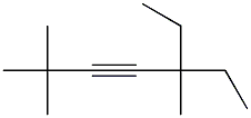 5-Ethyl-2,2,5-trimethyl-3-heptyne Struktur