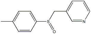 3-Pyridylmethyl p-tolyl sulfoxide Struktur