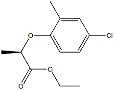 (R)-2-(4-Chloro-2-methylphenoxy)propionic acid ethyl ester Struktur