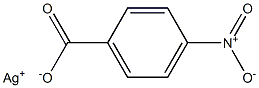 4-Nitrobenzoic acid silver(I) salt Struktur