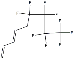 (3E)-6,6,7,7,8,8,9,9,9-Nonafluoro-1,3-nonadiene Struktur