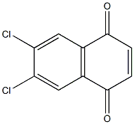 6,7-Dichloro-1,4-naphthoquinone Struktur