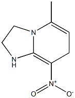 2-Methyl-5-nitro-1,7-diazabicyclo[4.3.0]nona-2,5-diene Struktur