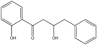 1-(2-Hydroxyphenyl)-3-hydroxy-4-phenyl-1-butanone Struktur