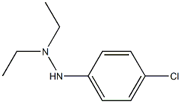 1-(4-Chlorophenyl)-2,2-diethylhydrazine Struktur