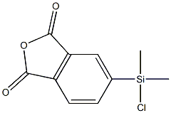 5-(Chlorodimethylsilyl)isobenzofuran-1,3-dione Struktur