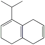 1,4,5,6-Tetrahydro-8-isopropylnaphthalene Struktur