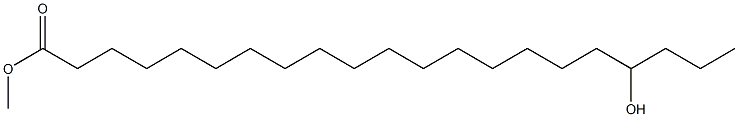 18-Hydroxyhenicosanoic acid methyl ester Struktur