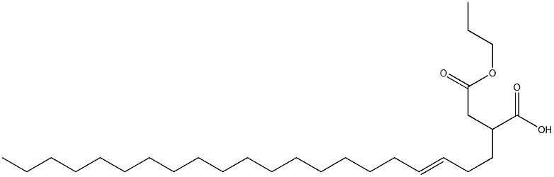 2-(3-Henicosenyl)succinic acid 1-hydrogen 4-propyl ester Struktur