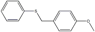 4-(Phenylthiomethyl)-1-methoxybenzene Struktur