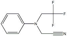 [N-(2,2,2-Trifluoroethyl)anilino]acetonitrile Struktur