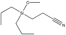 (2-Cyanoethyl)methoxydipropylsilane Struktur