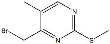 5-Methyl-4-(bromomethyl)-2-(methylthio)pyrimidine Struktur