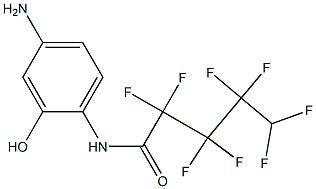 N-(4-Amino-2-hydroxyphenyl)-2,2,3,3,4,4,5,5-octafluorovaleramide Struktur