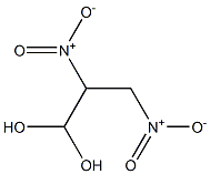 2,3-Dinitro-1,1-propanediol Struktur