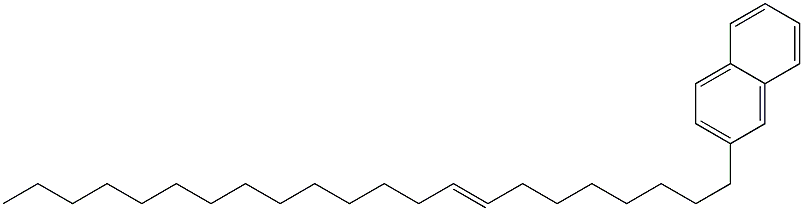 2-(8-Docosenyl)naphthalene Struktur