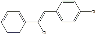 1-Chloro-1-phenyl-2-(4-chlorophenyl)ethene Struktur