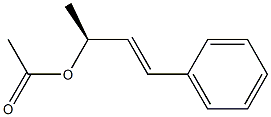 (S,E)-4-Phenyl-3-butene-2-ol acetate Struktur