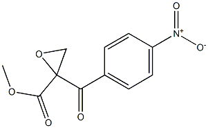 2-(4-Nitrobenzoyl)oxirane-2-carboxylic acid methyl ester Struktur