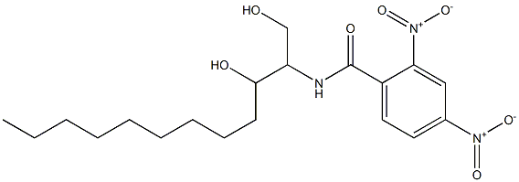 N-(1,3-Dihydroxydodecan-2-yl)-2,4-dinitrobenzamide Struktur