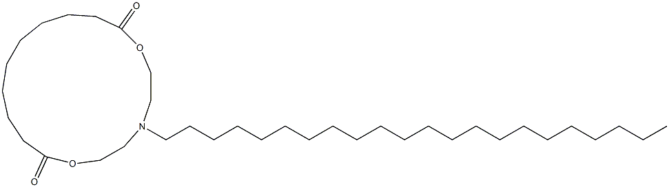 5-Docosyl-5-aza-2,8-dioxacyploheptadecane-1,9-dione Struktur