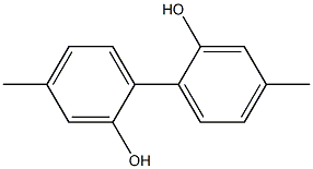 4,4'-Dimethylbiphenyl-2,2'-diol Struktur