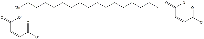 Bis(maleic acid 1-hexadecyl)zinc salt Struktur