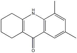 5,7-Dimethyl-1,2,3,4-tetrahydroacridin-9(10H)-one Struktur