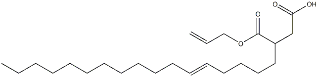 3-(5-Heptadecenyl)succinic acid 1-hydrogen 4-allyl ester Struktur